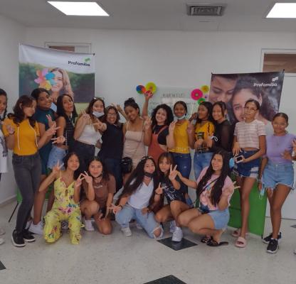 Jóvenes activistas en Colombia